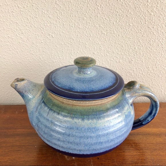 Blue Spruce Pottery handmade teapot - Picture 2 of 13